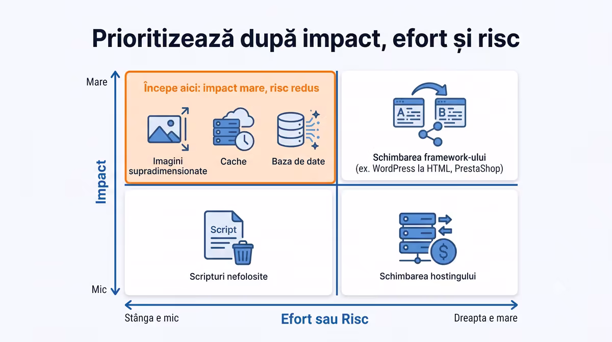 Etapele corecte pentru optimizarea vitezei de încărcare a unui site