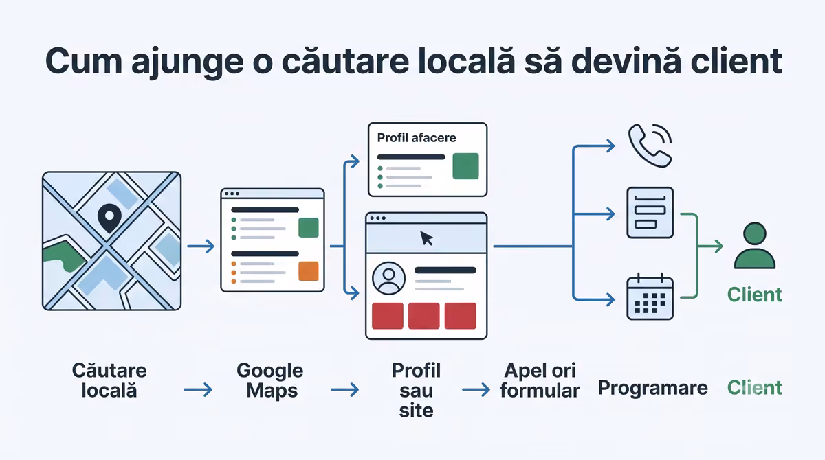 Traseul clientului în alegerea unei firme de SEO local