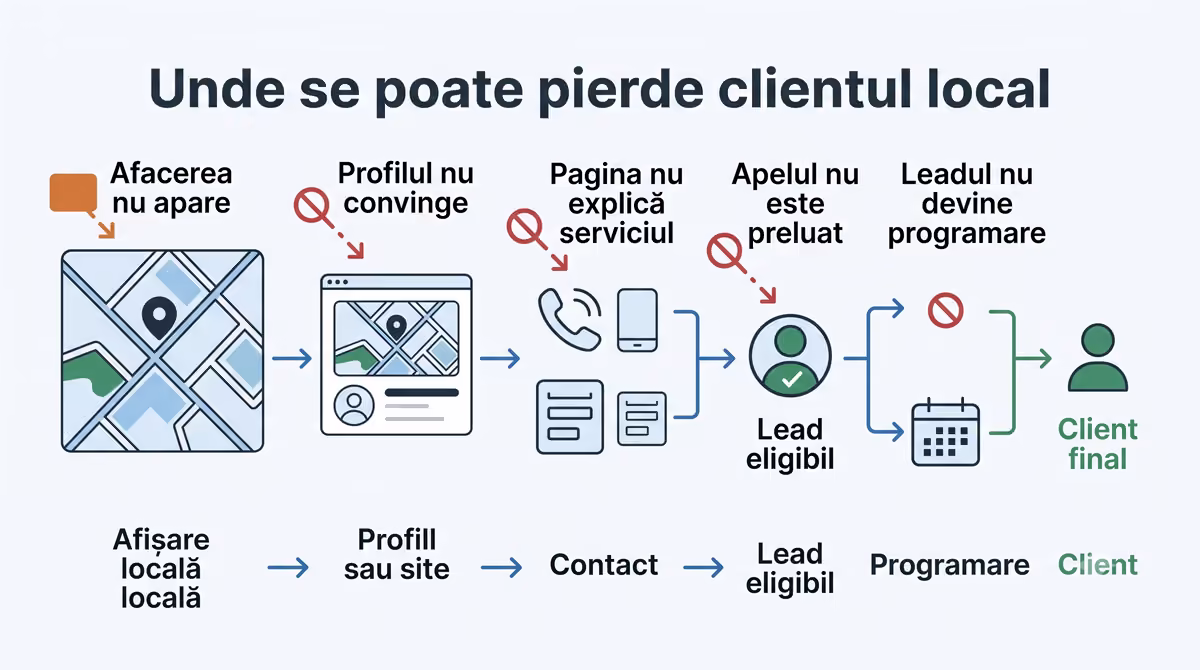 diagnostic seo local traseu client