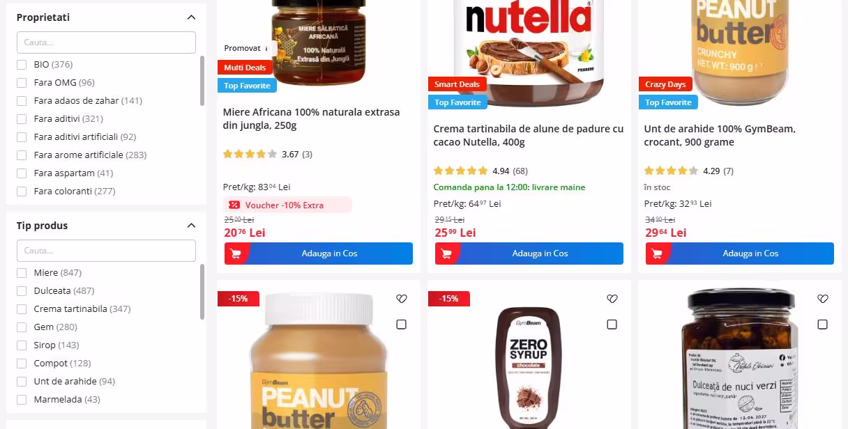 Navigare cu filtre și fațete care poate genera URL-uri pentru SEO tehnic