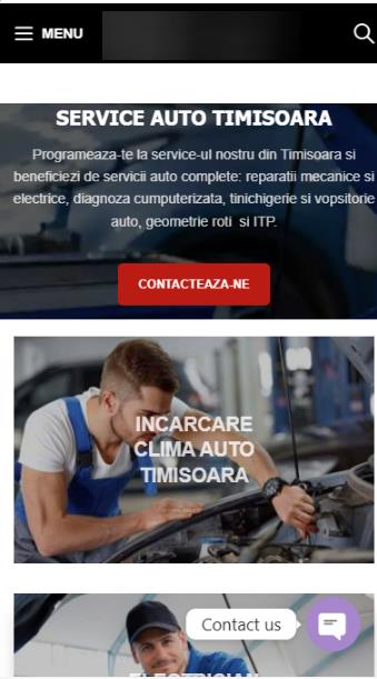 Site responsive pentru service auto din Timișoara